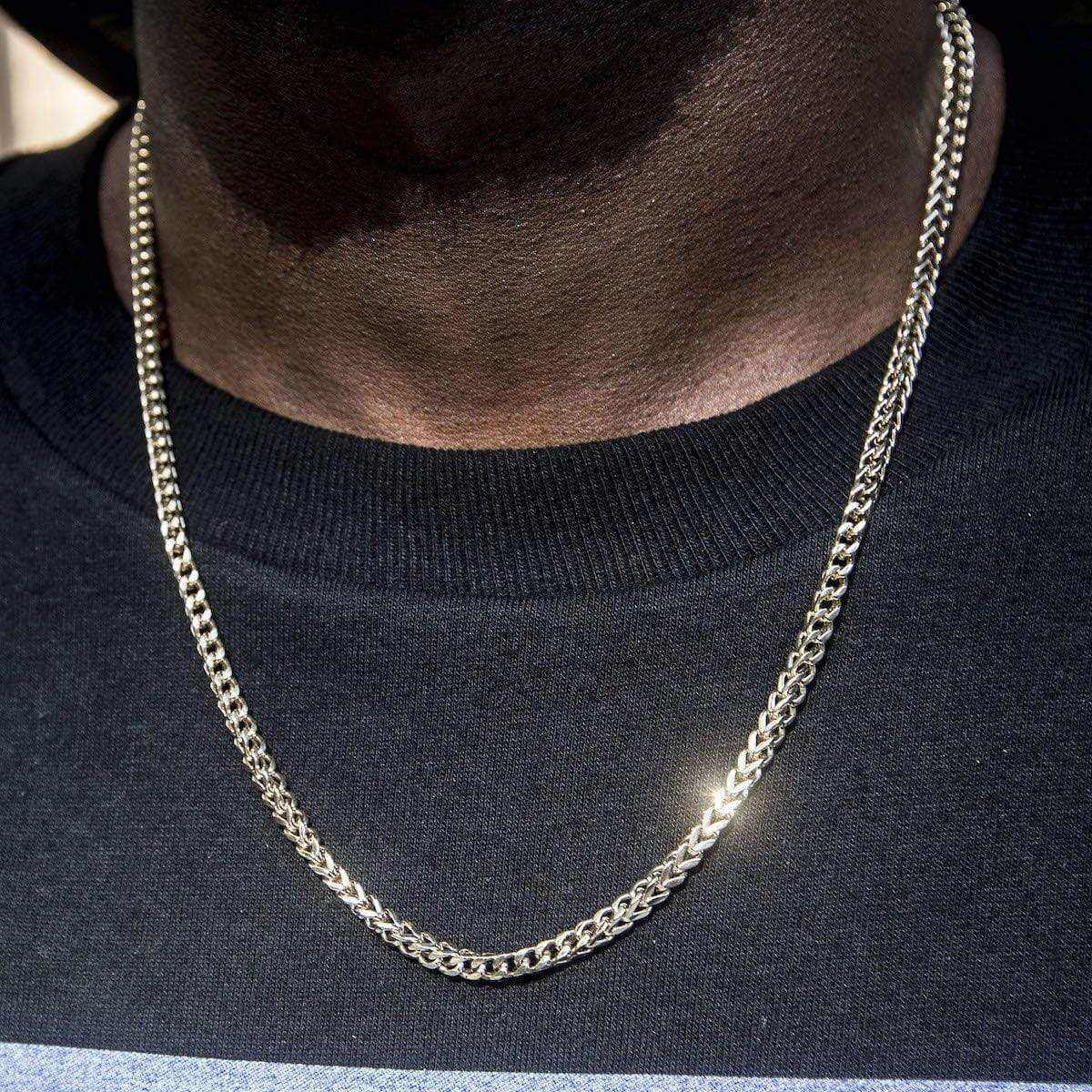 GLD PROMO SETS Franco Chain in Yellow Gold - 3 mm