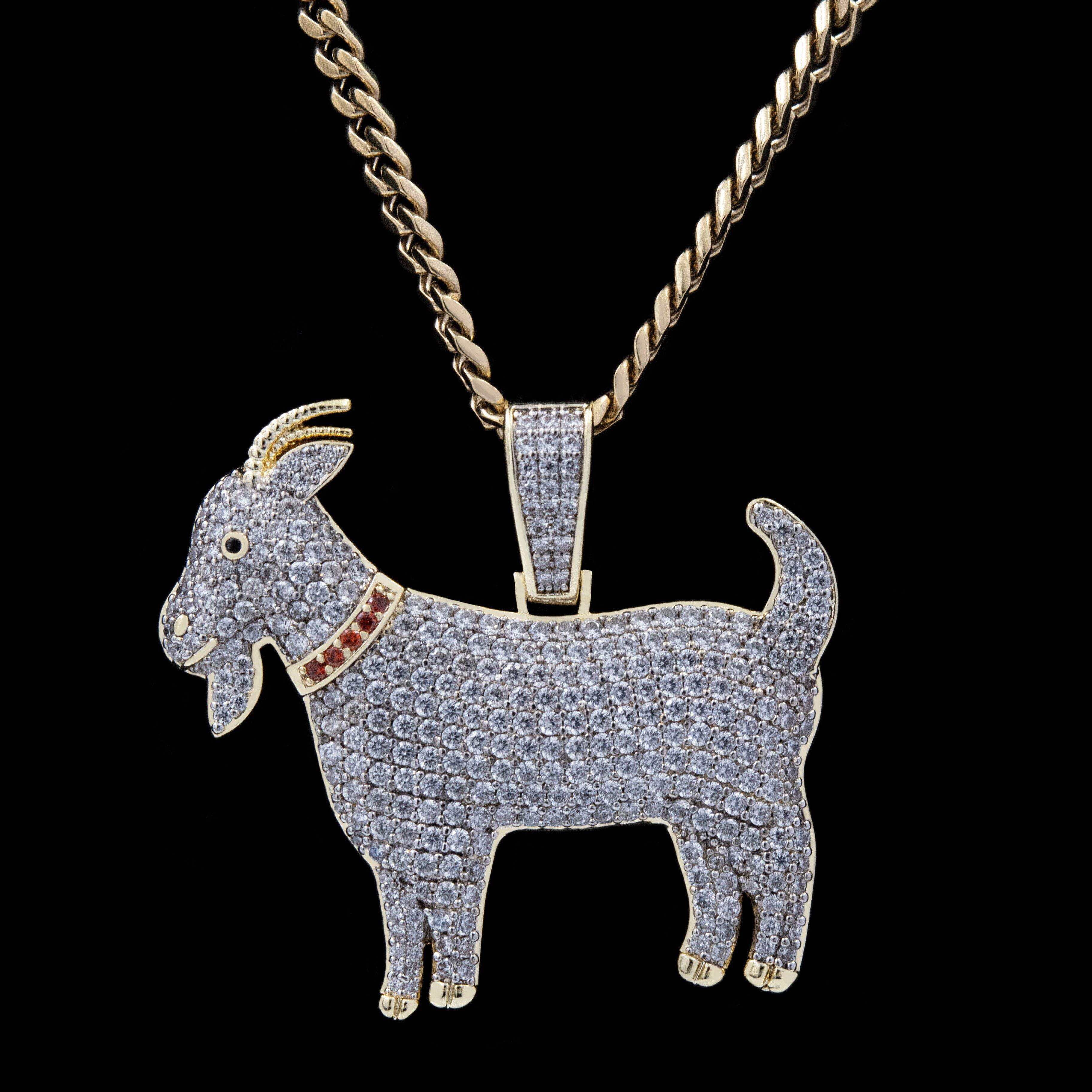 GLD PROMO GOAT Pendant in Yellow Gold