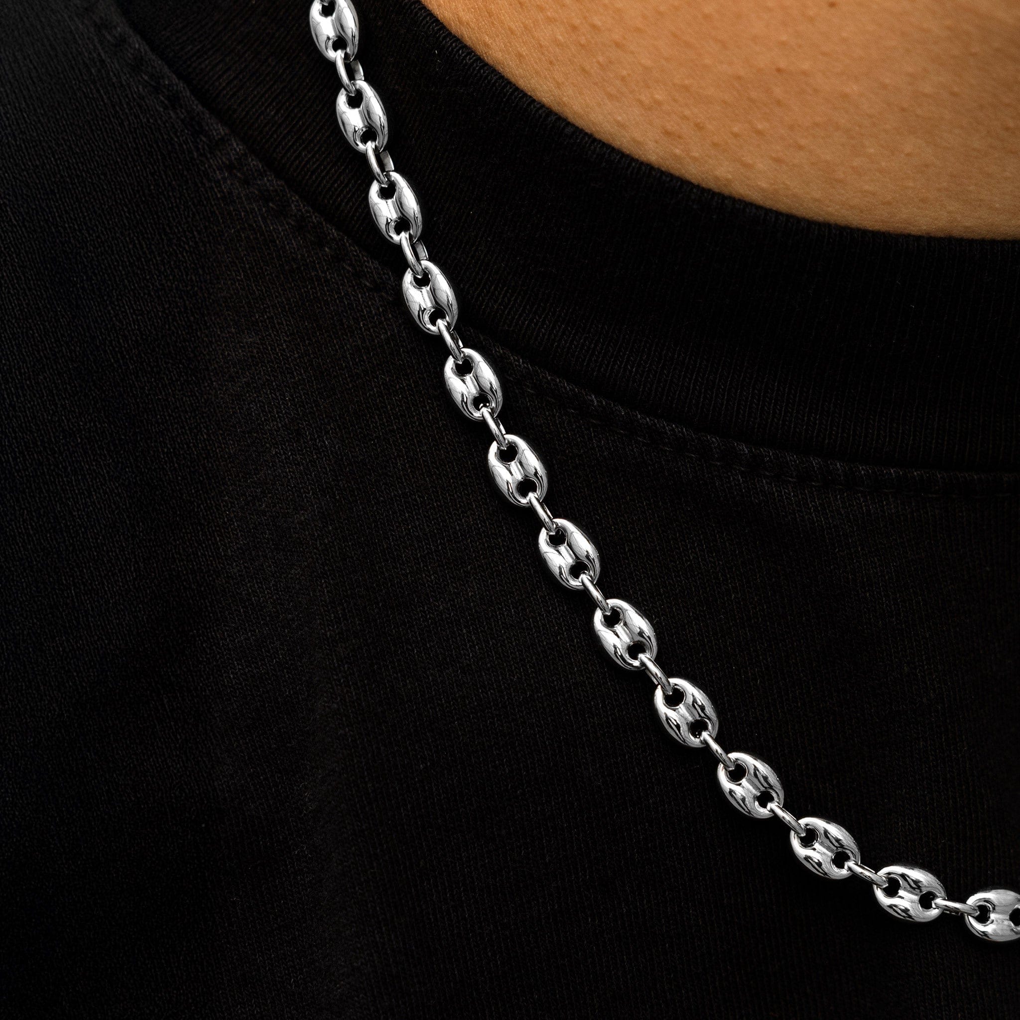 GLD Promo Valentina Chain in White Gold - 7 mm