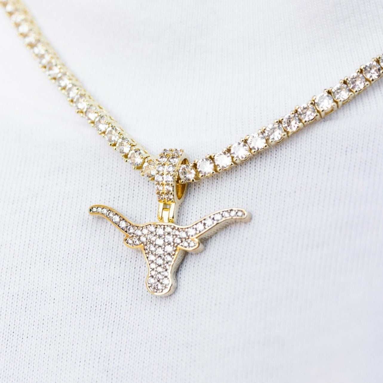 GLD Promo Texas Longhorns Official NCAA Micro Logo Pendant