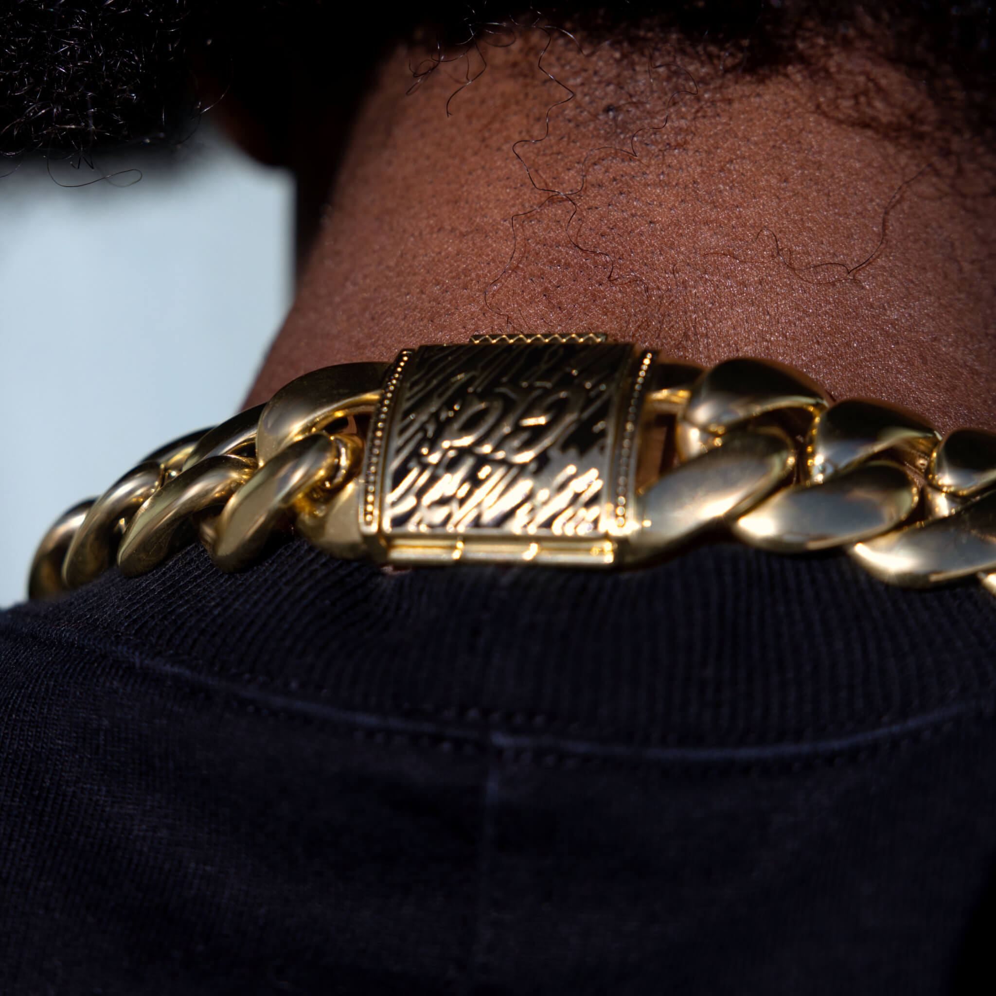 GLD Men Miami Cuban Chain in Yellow Gold - 25 mm
