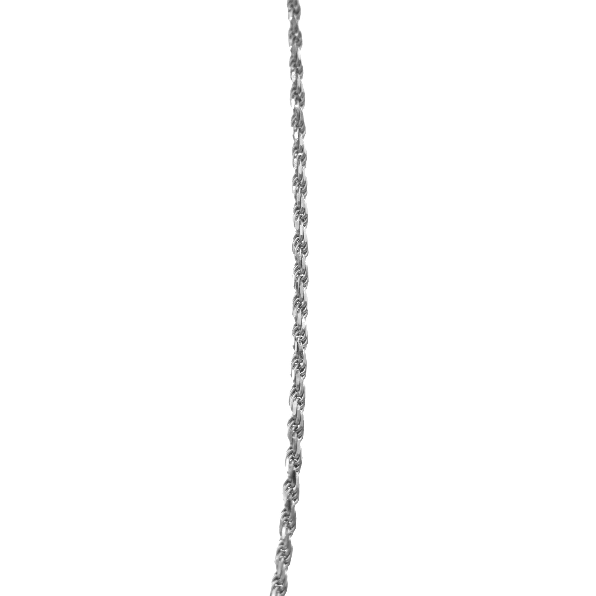 GLD Men Rope Chain in Sterling Silver - 4 mm