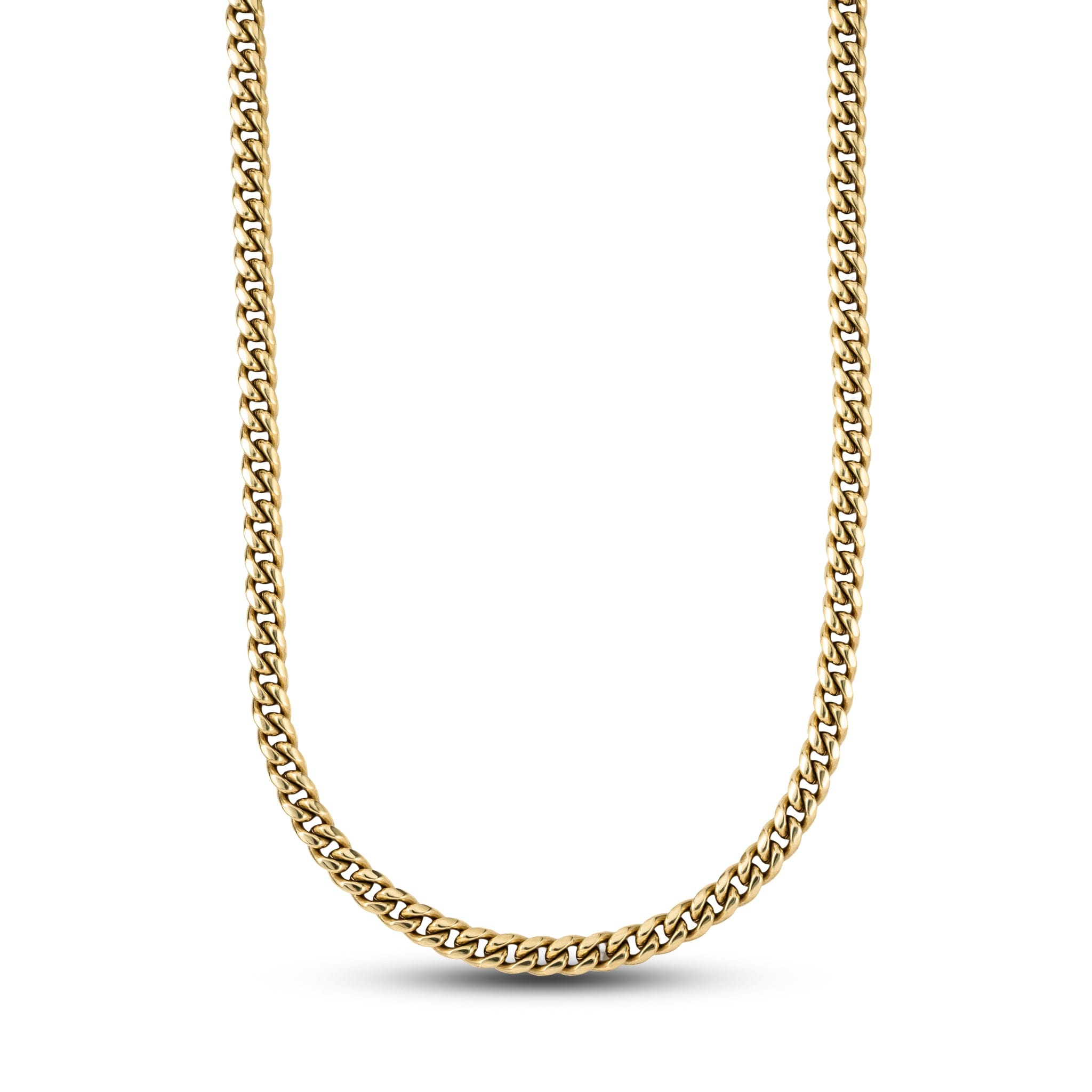 GLD Men Miami Cuban Chain in Yellow Gold Vermeil - 5 mm