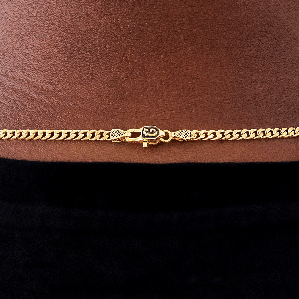 GLD PROMO Micro Cuban Chain in Yellow Gold - 3 mm
