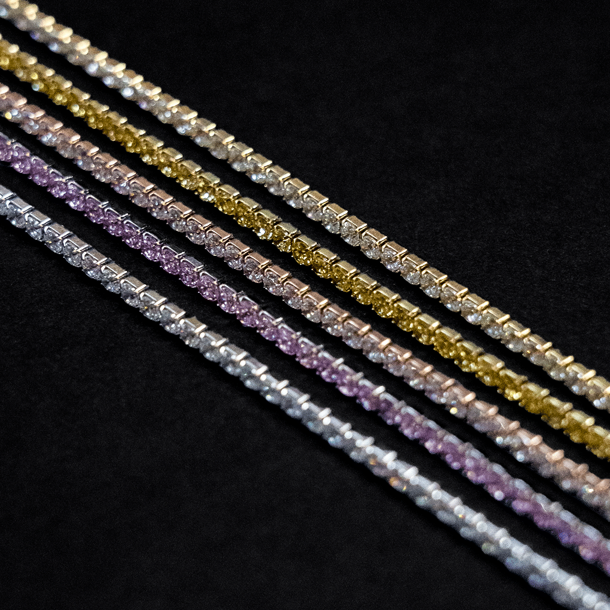 GLD PROMO Micro Tennis Chain in Rose Gold