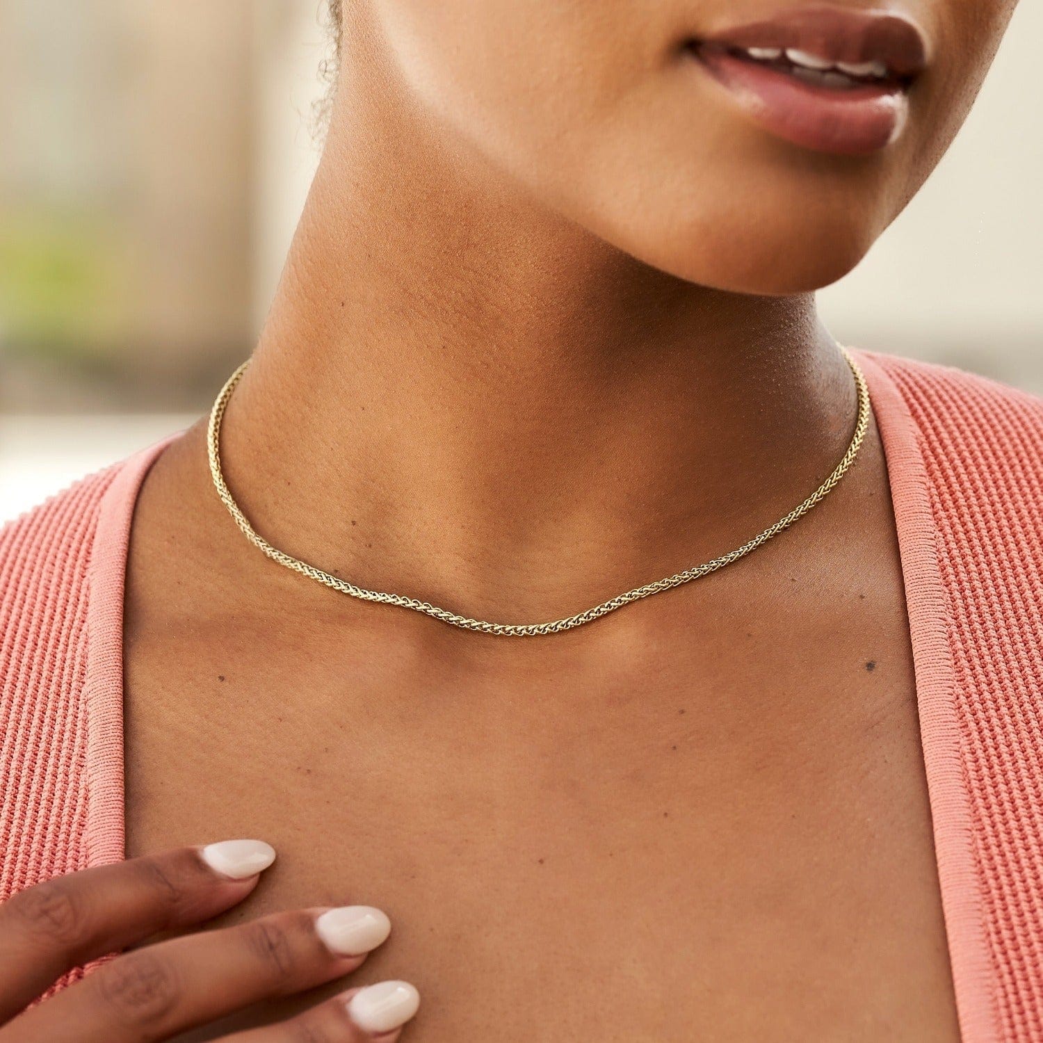 GLD PROMO SETS - WOMEN Palm Chain - 2 mm