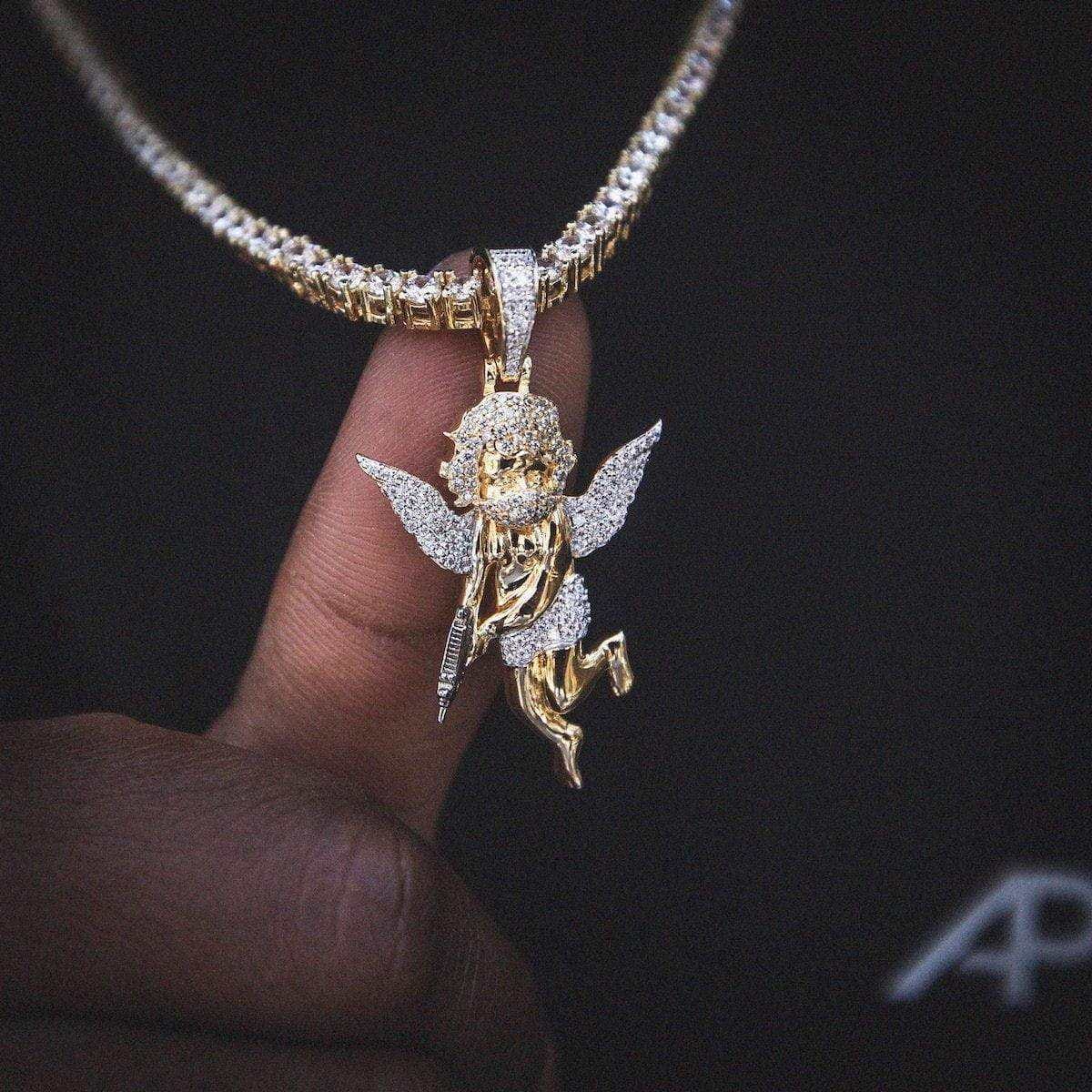 GLD PROMO SETS Masked Angel Pendant