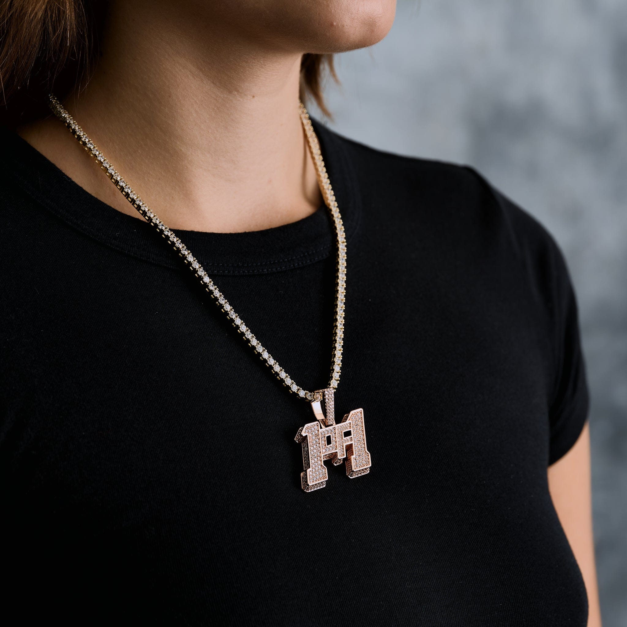 GLD Women 1of1 Pendant in Rose Gold