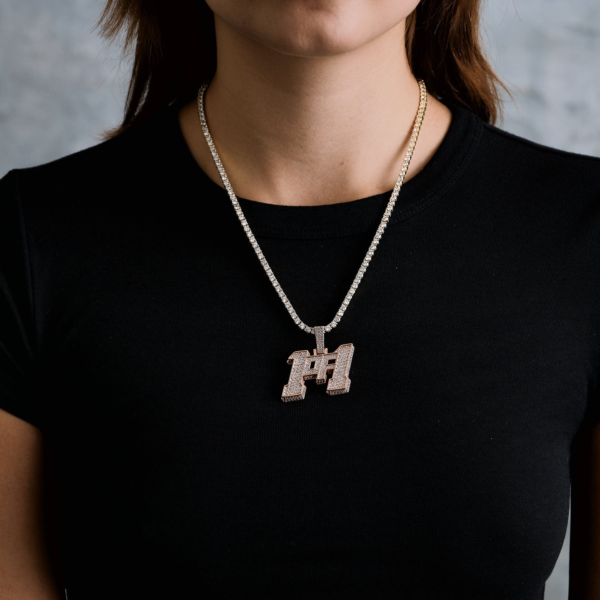GLD Women 1of1 Pendant in Rose Gold