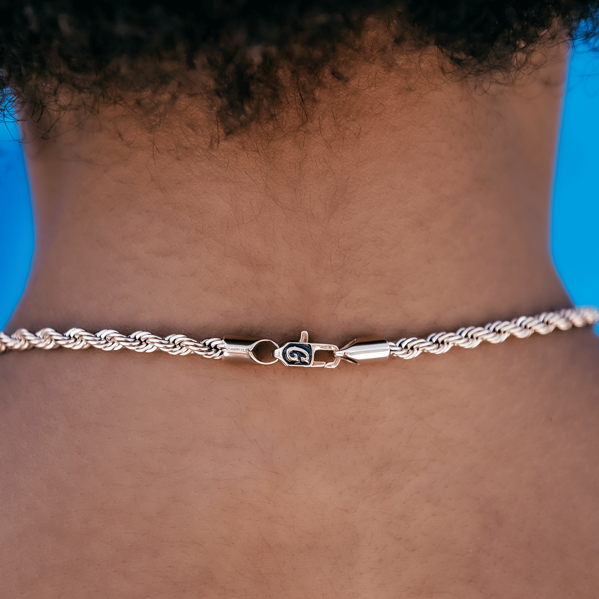 GLD Women GLD Rope Necklace in Rose Gold - 4 mm