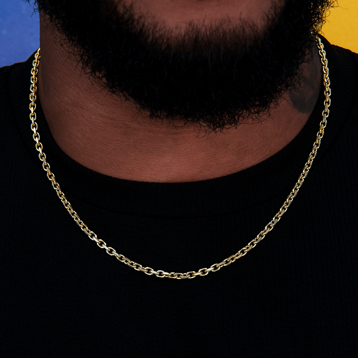 GLD PROMO SETS 3.6 mm Open Box Chain - Yellow Gold