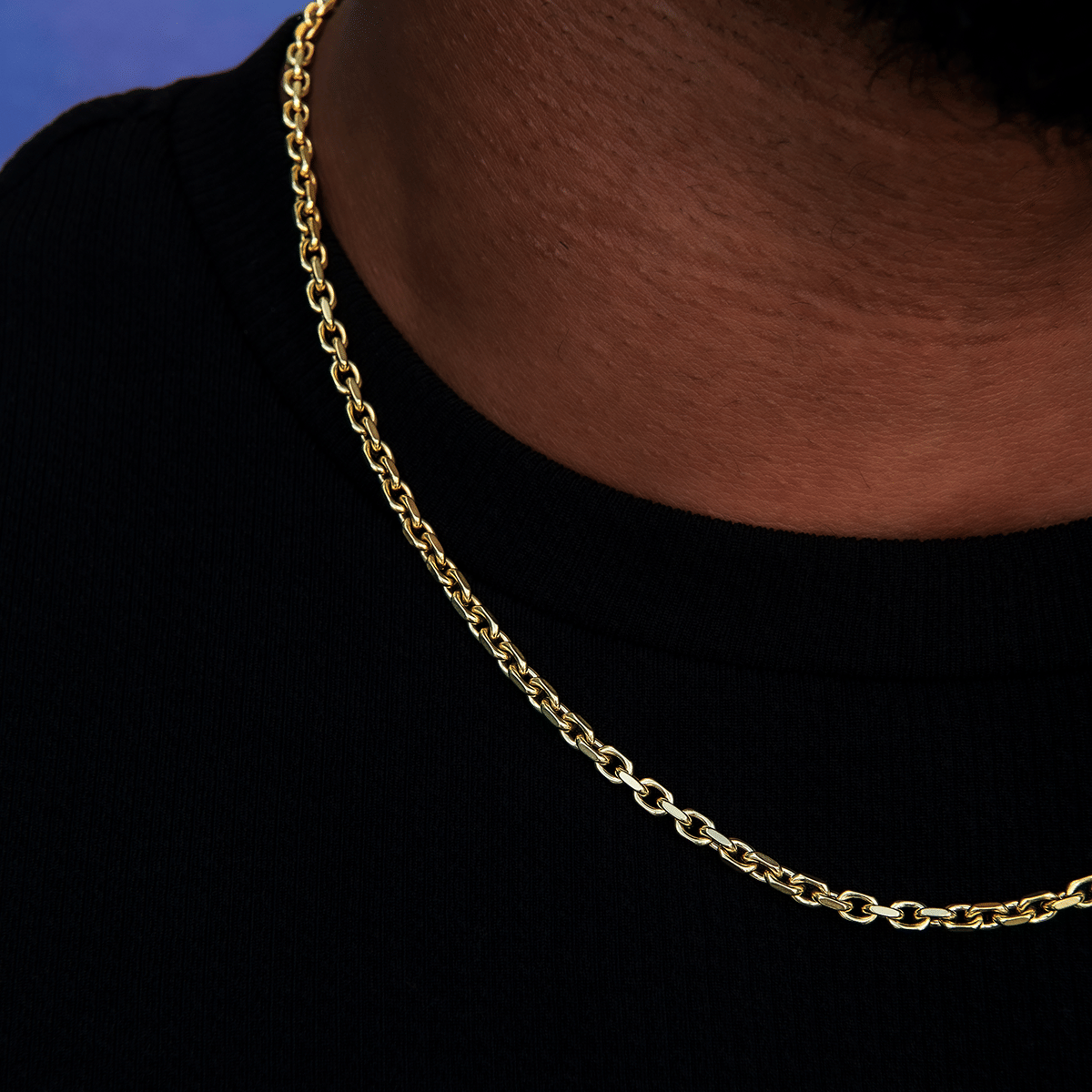 GLD PROMO SETS 3.6 mm Open Box Chain - Yellow Gold