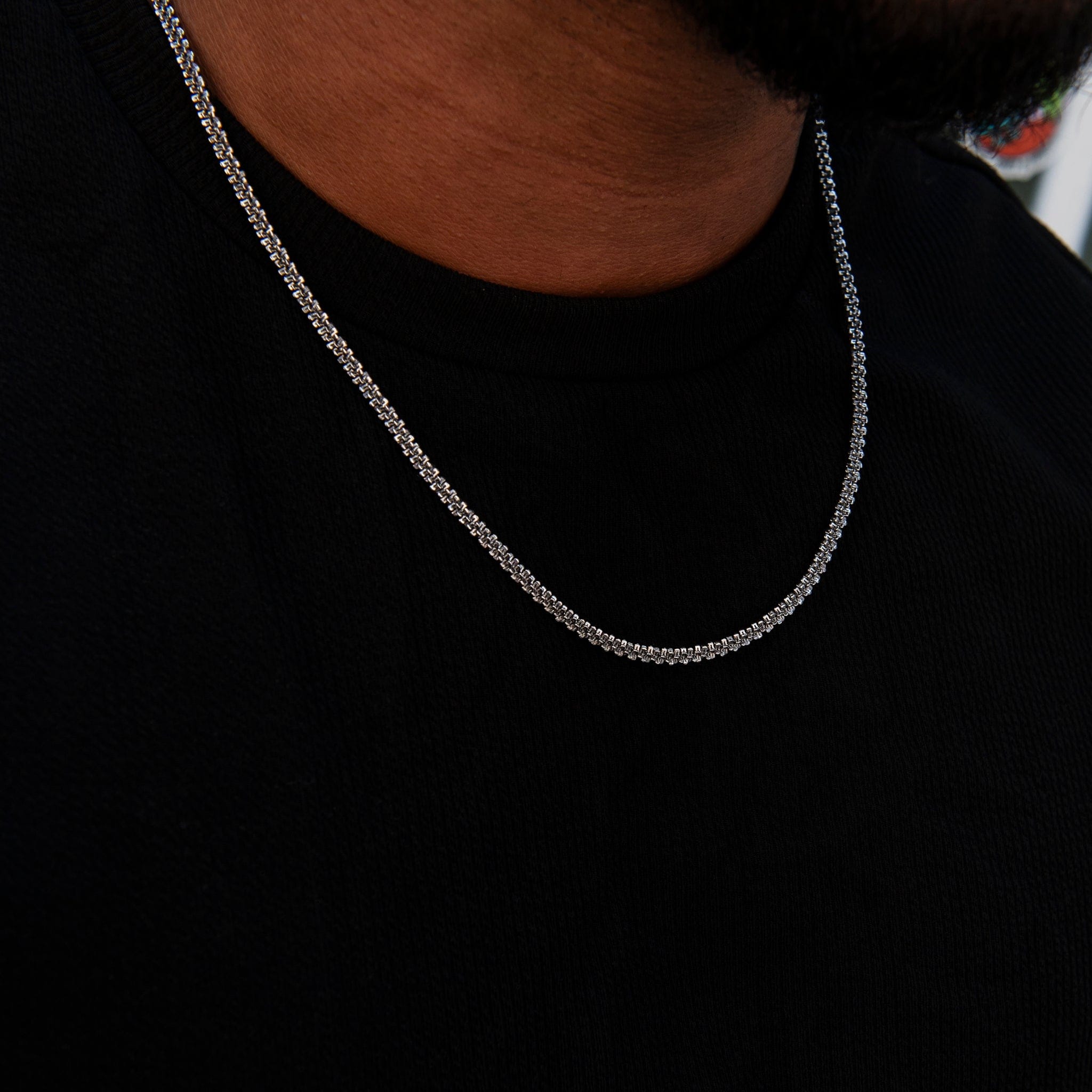 GLD PROMO SETS Popcorn Chain in Black - 4 mm