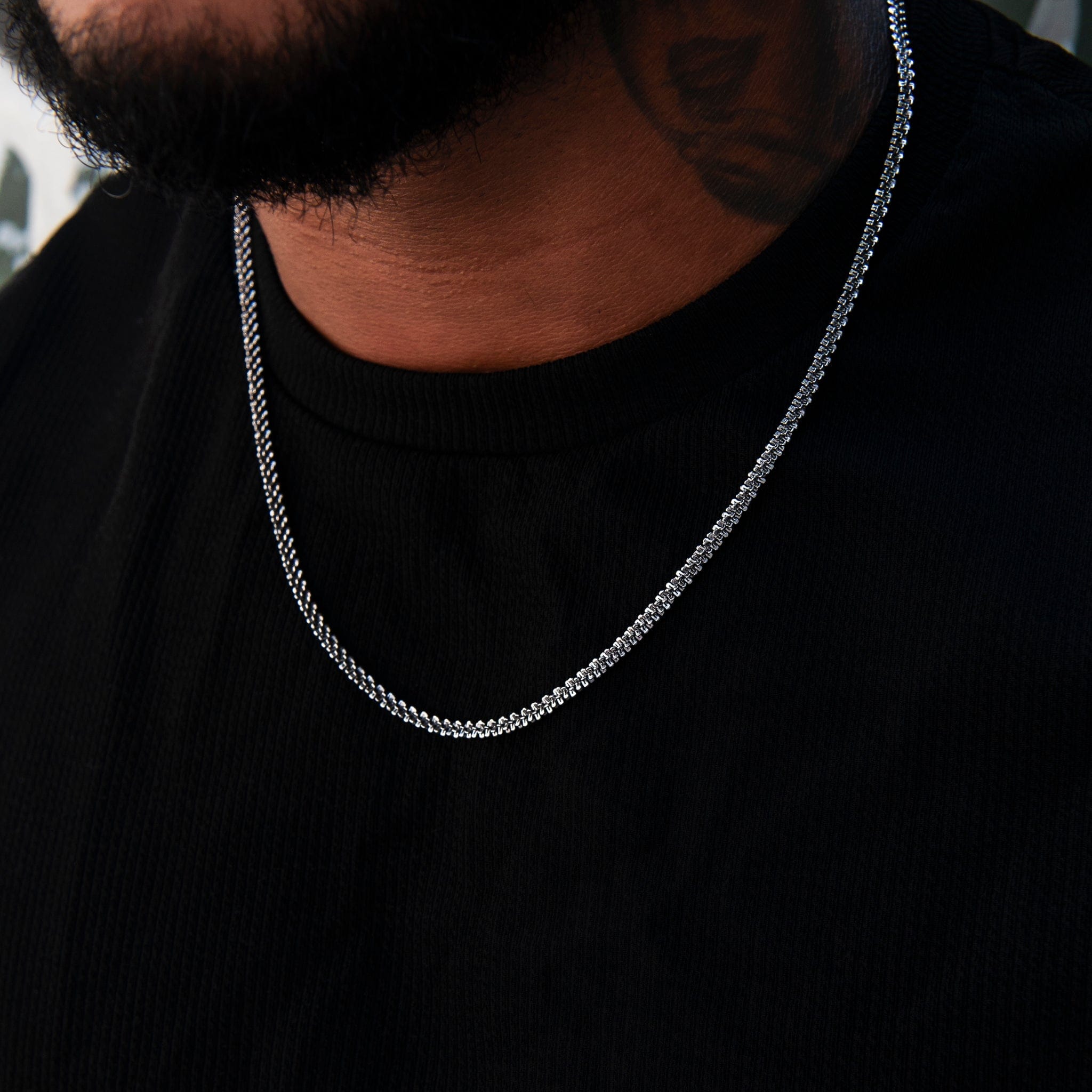 GLD PROMO SETS Popcorn Chain in Black - 4 mm