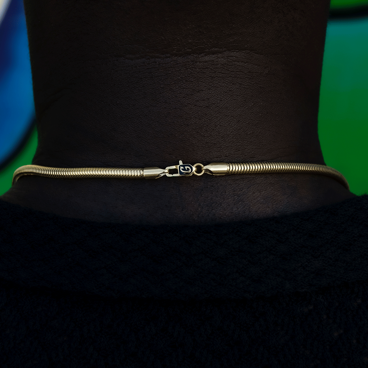 GLD PROMO SETS Snake Chain in Yellow Gold - 4 mm