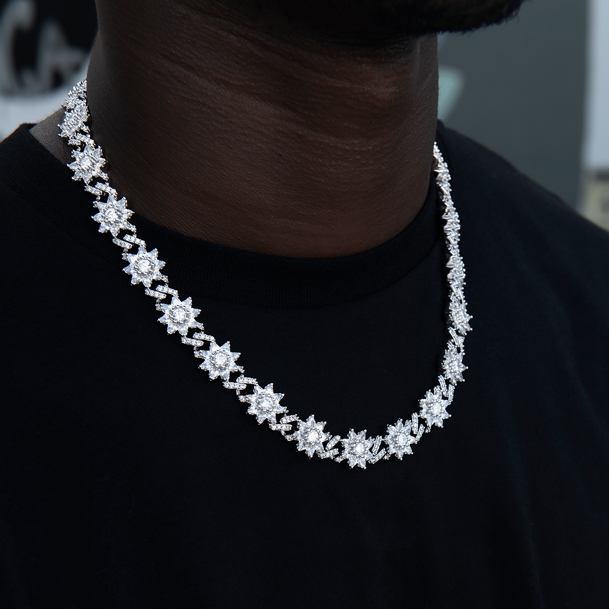 GLD PROMO Diamond Infinity Flower Chain