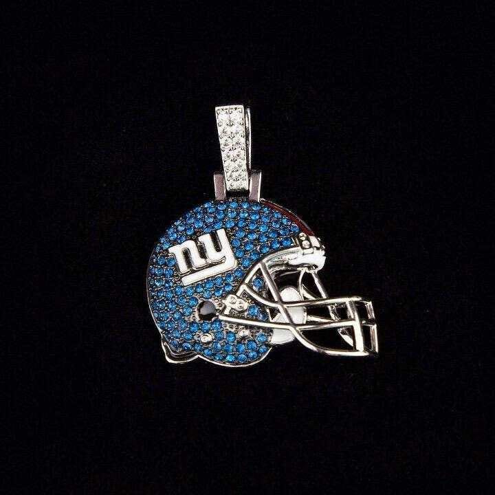 GLD PROMO New York Giants Official NFL Helmet Pendant