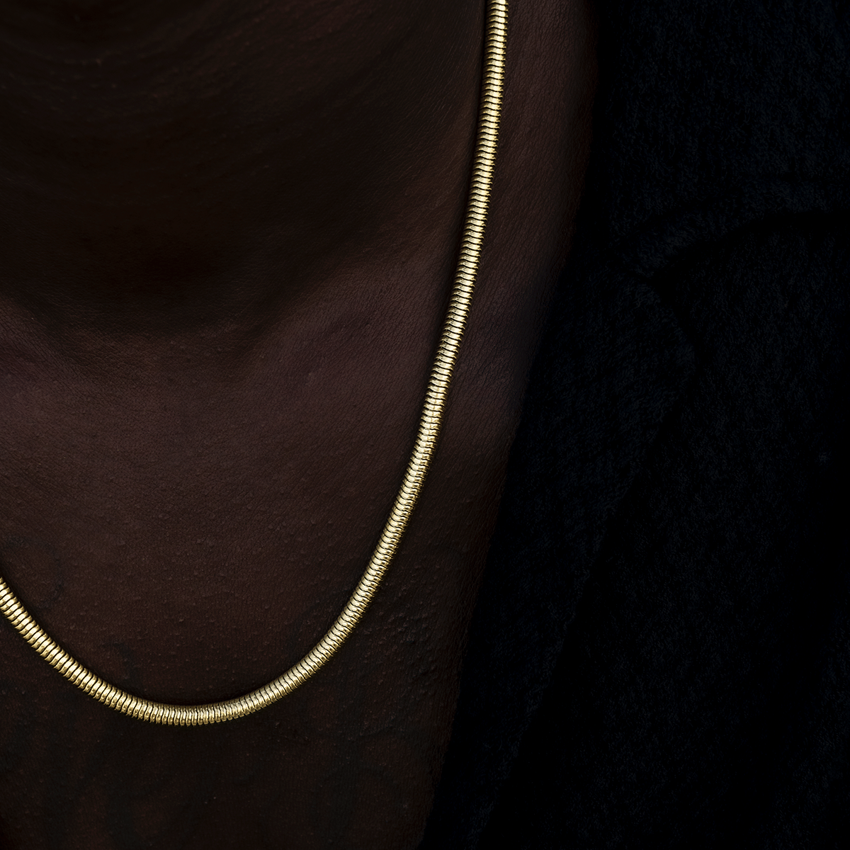 GLD PROMO Snake Chain in Yellow Gold - 4 mm