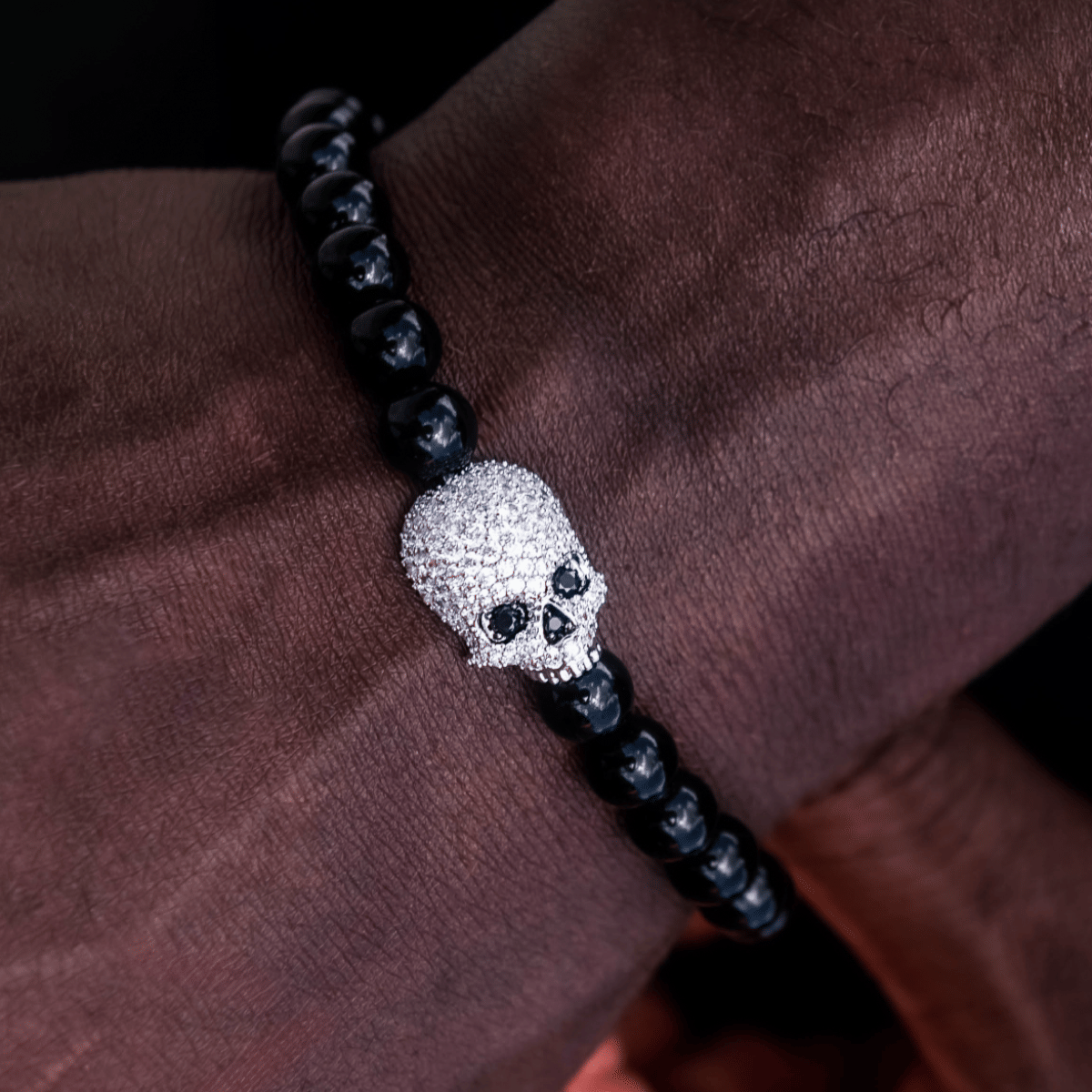 GLD PROMO Skull Beaded Bracelet