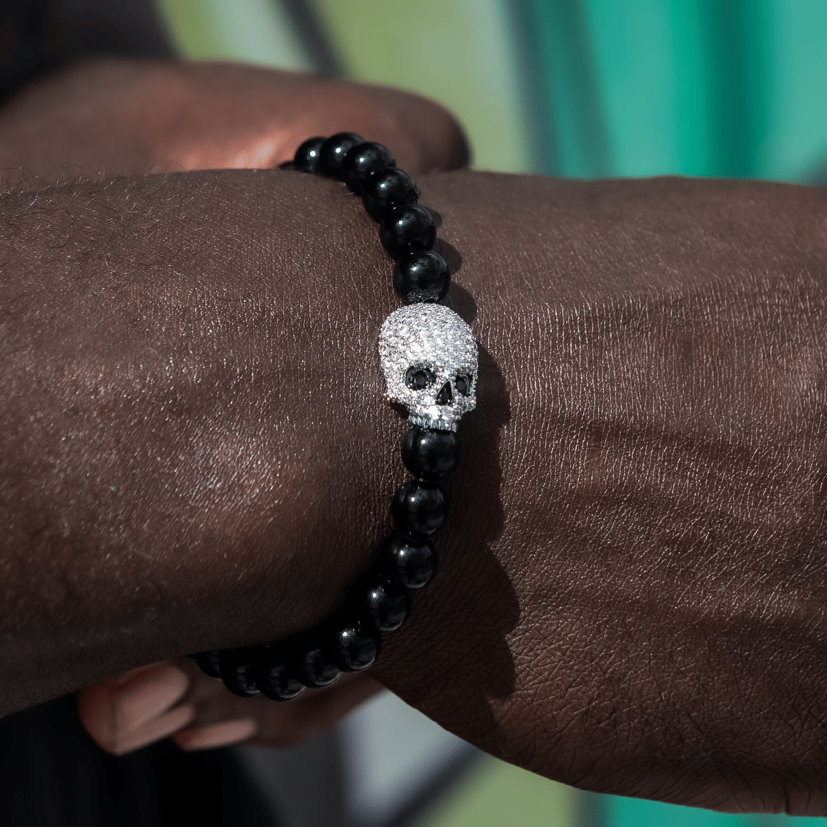 GLD PROMO Skull Beaded Bracelet