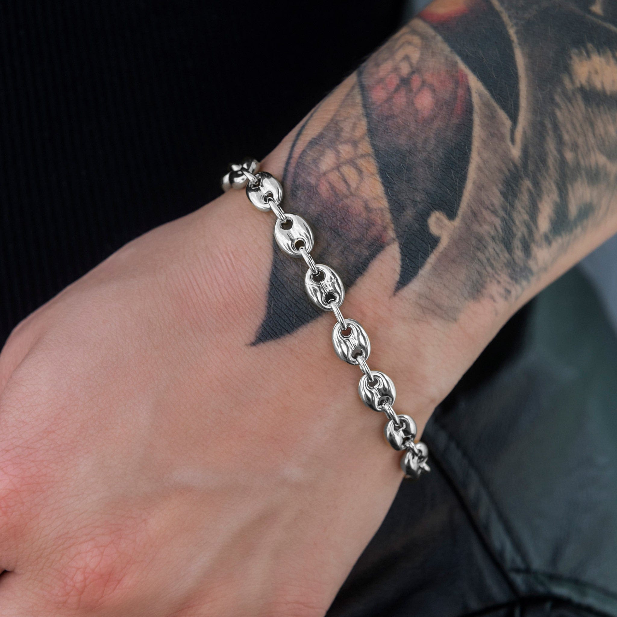 GLD Women Valentina Bracelet in White Gold - 7 mm