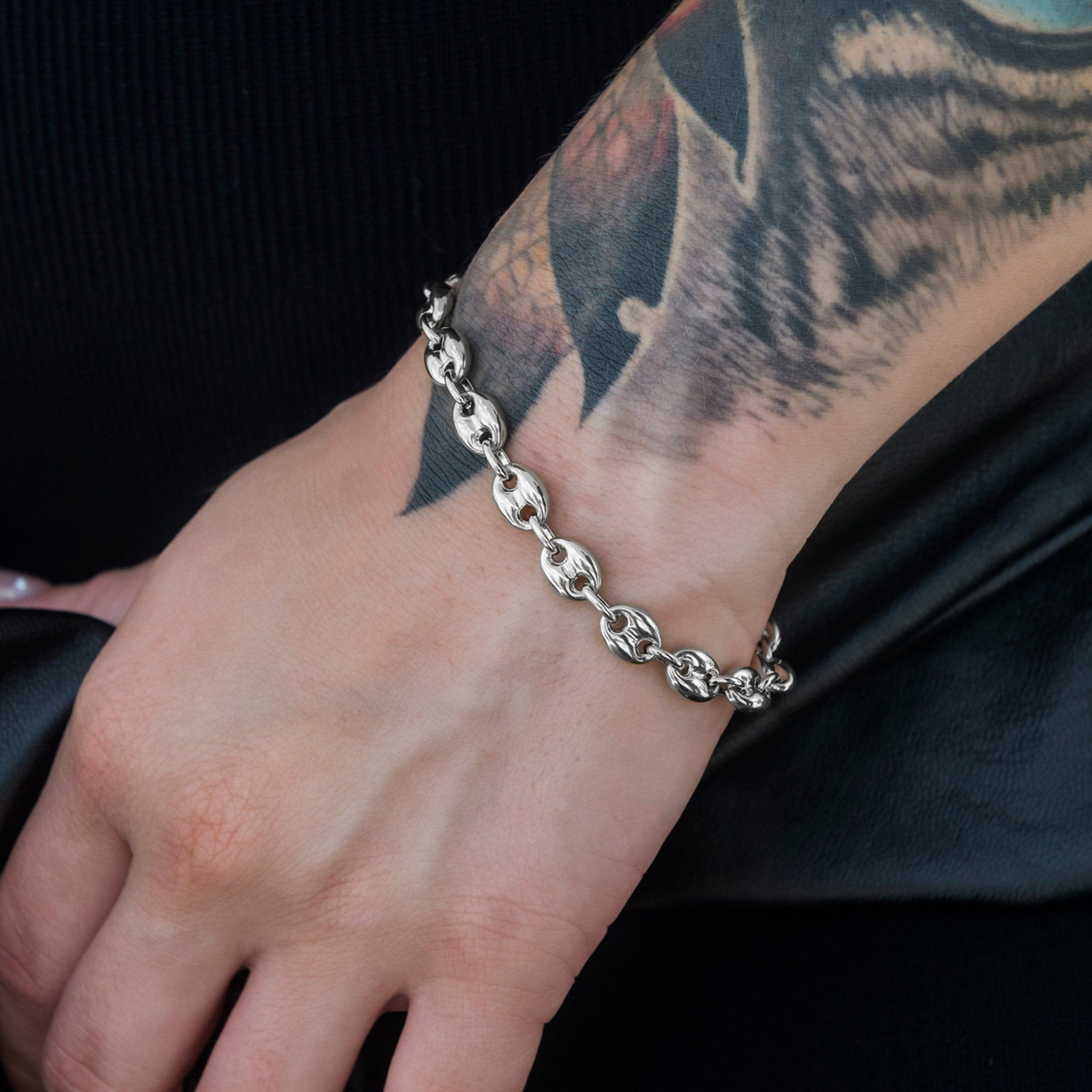 GLD Women Valentina Bracelet in White Gold - 7 mm