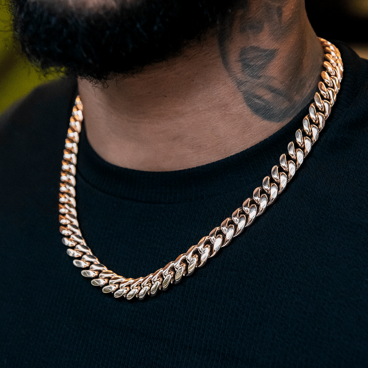 GLD Men GLD Signature Cuban in Rose Gold - 12 mm