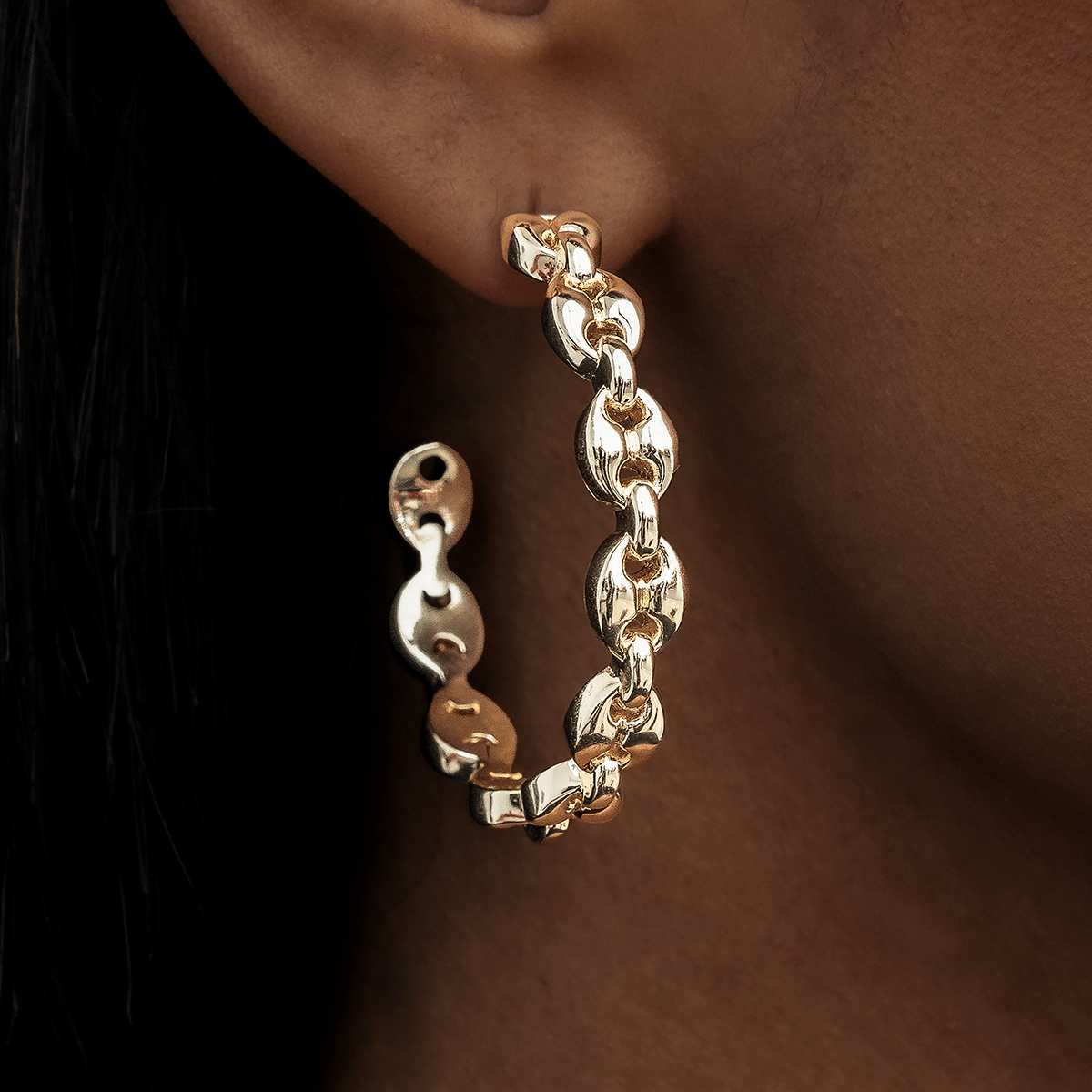 GLD Women Valentina Hoop Earrings - Yellow Gold