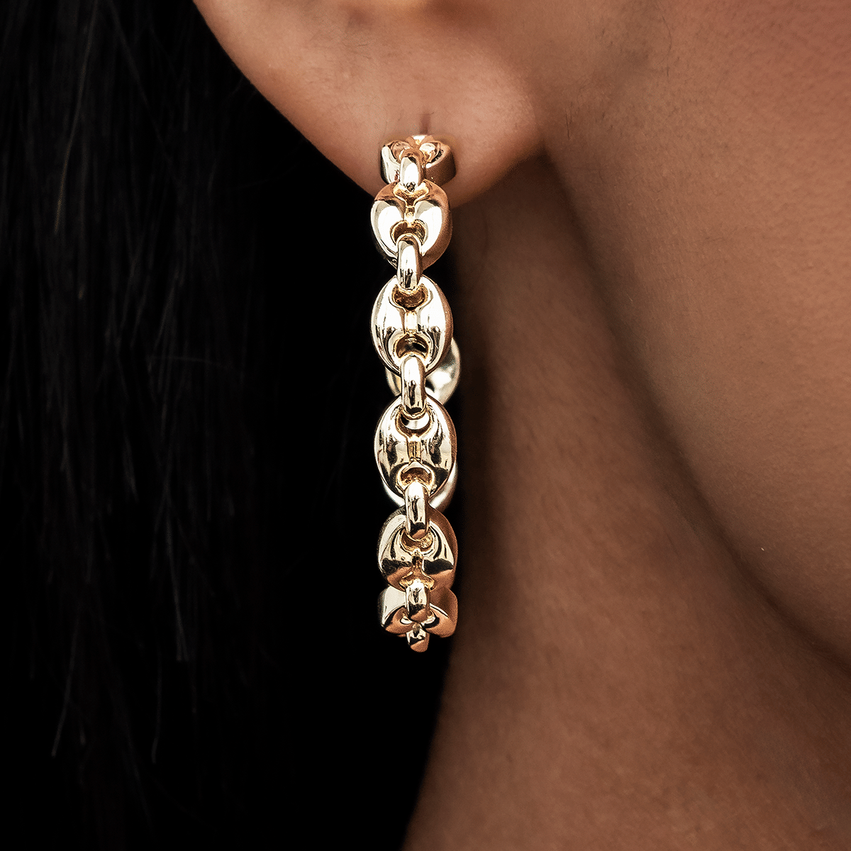 GLD Women Valentina Hoop Earrings - Yellow Gold