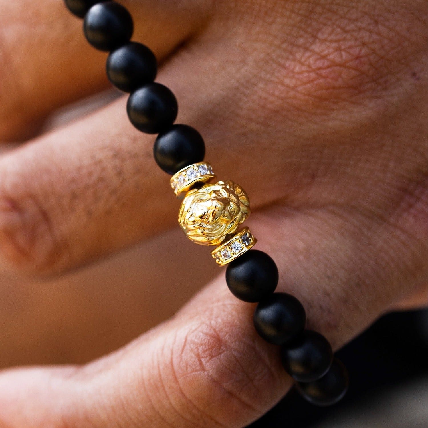 GLD PROMO Lion Beaded Bracelet