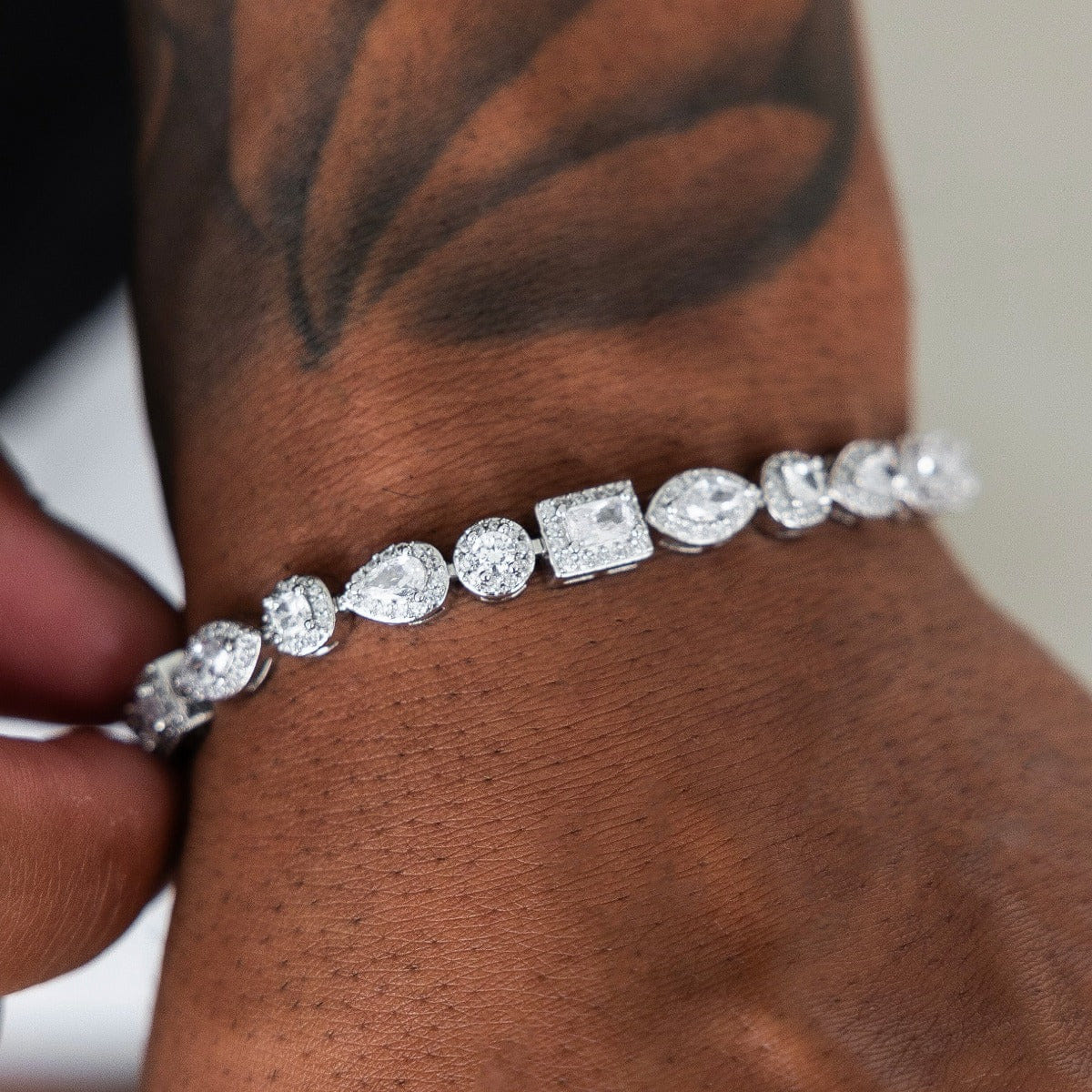 GLD PROMO Mixed Diamond Pave Bracelet