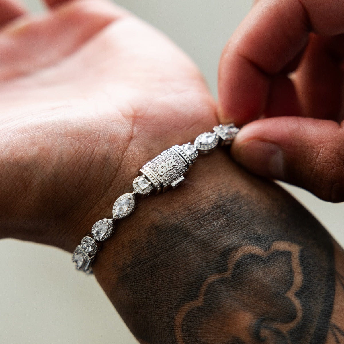 GLD PROMO Mixed Diamond Pave Bracelet