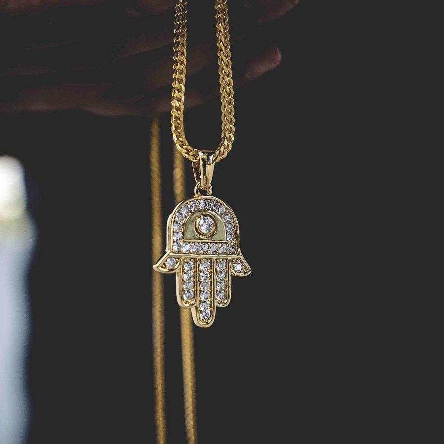 GLD PROMO Hamsa Pendant