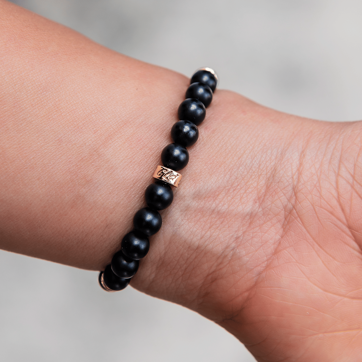 GLD PROMO - WOMEN Dragon Beaded Bracelet in Yellow Gold
