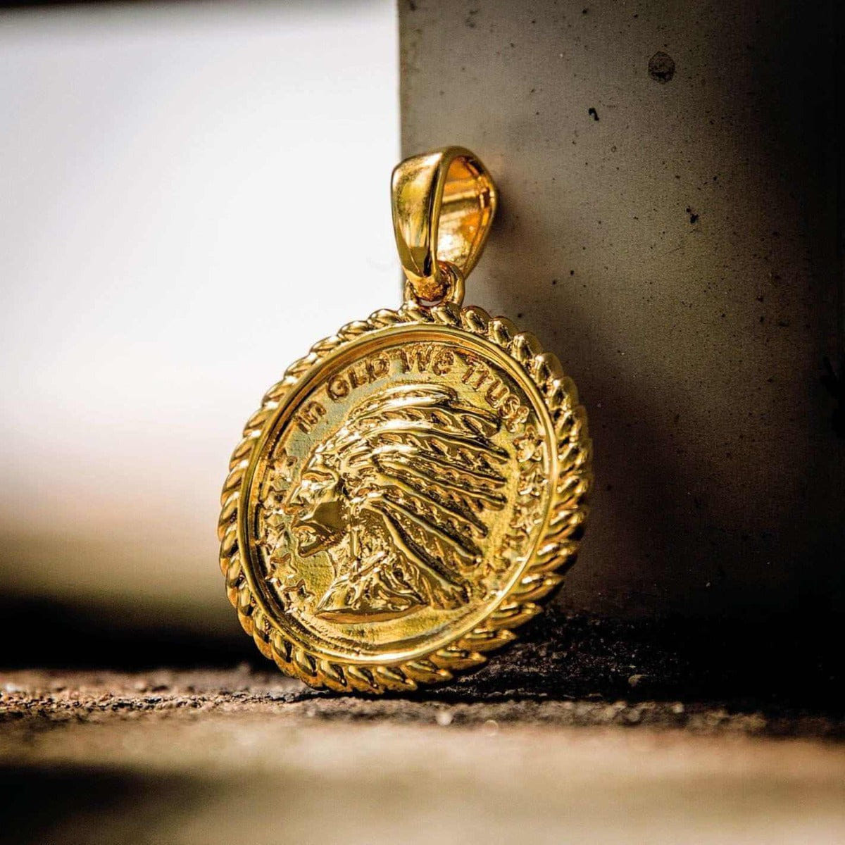 GLD PROMO GLD Chief Coin Pendant
