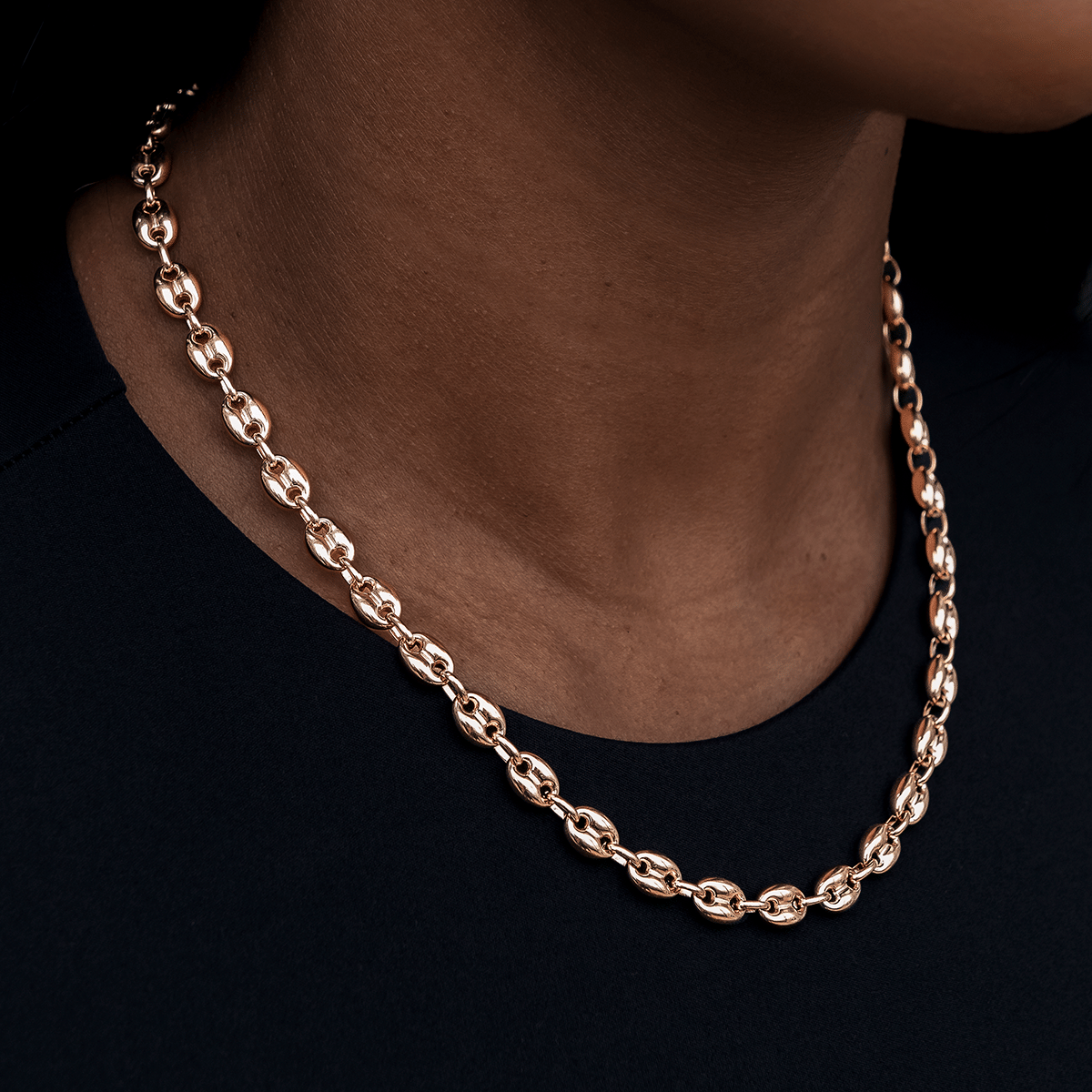 GLD Women Valentina Necklace in Rose Gold - 7 mm
