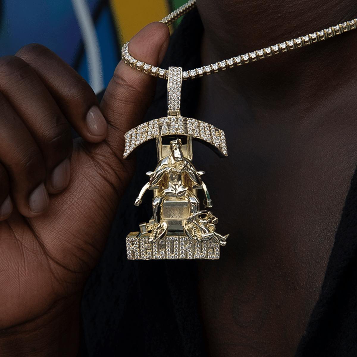 GLD Men Large Death Row Pendant