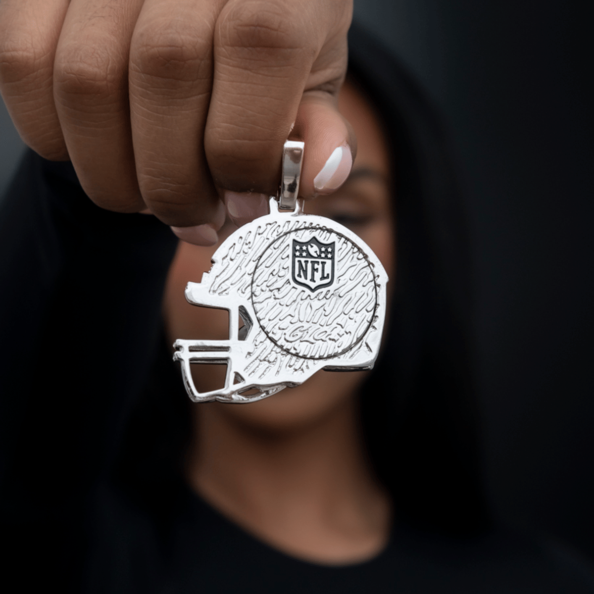 GLD Women Official NFL 2025 Edition Baltimore Ravens Helmet Pendant