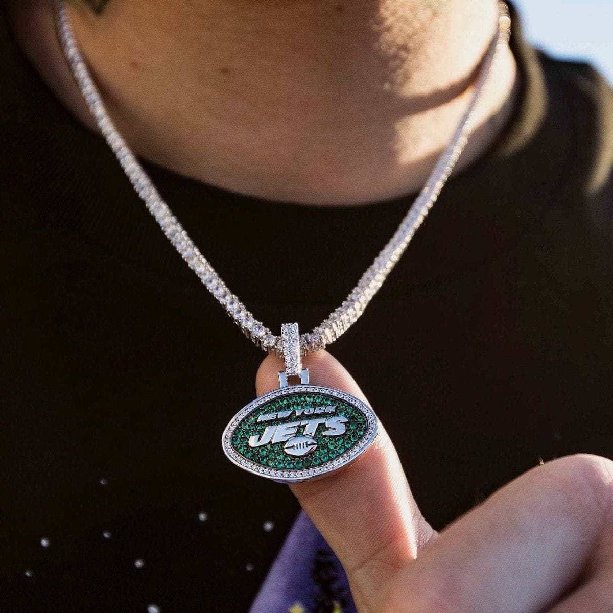GLD Men New York Jets Official NFL Pendant