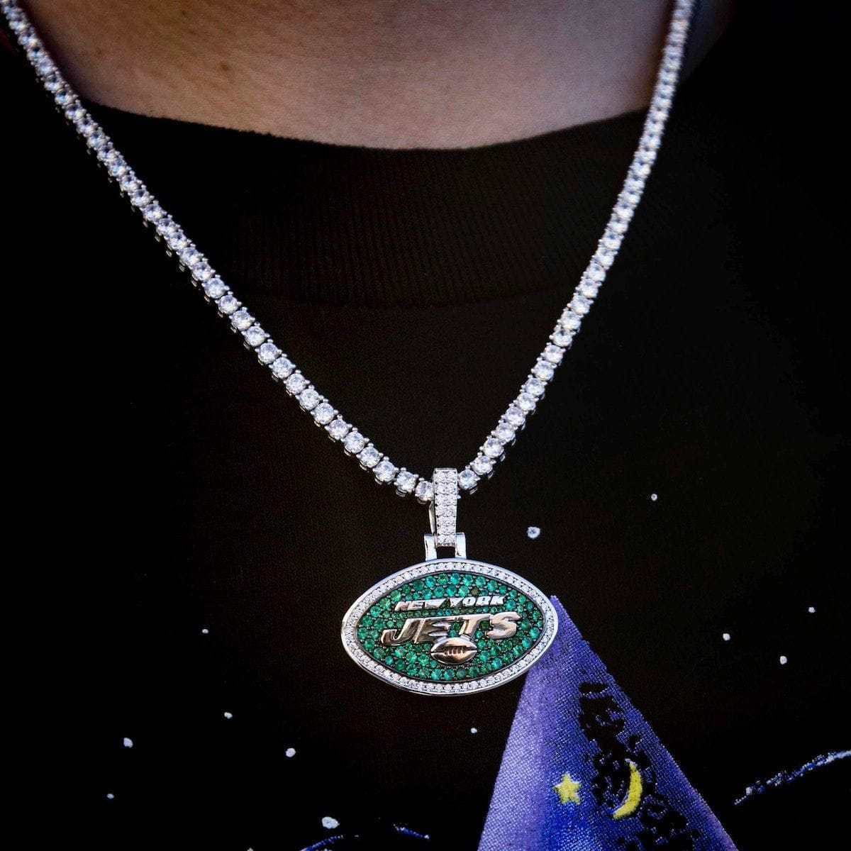 GLD Men New York Jets Official NFL Pendant