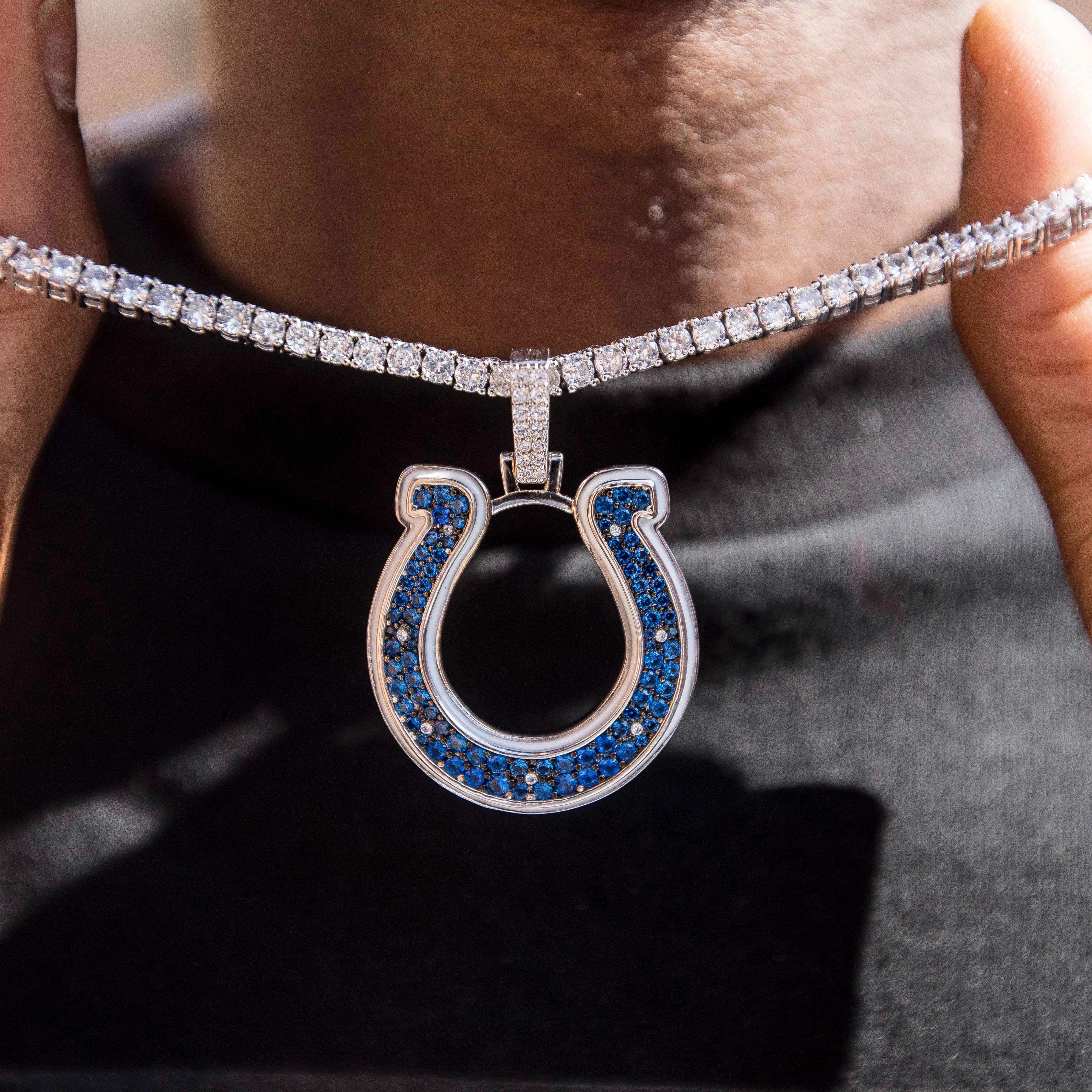 GLD Men Indianapolis Colts Official NFL Pendant