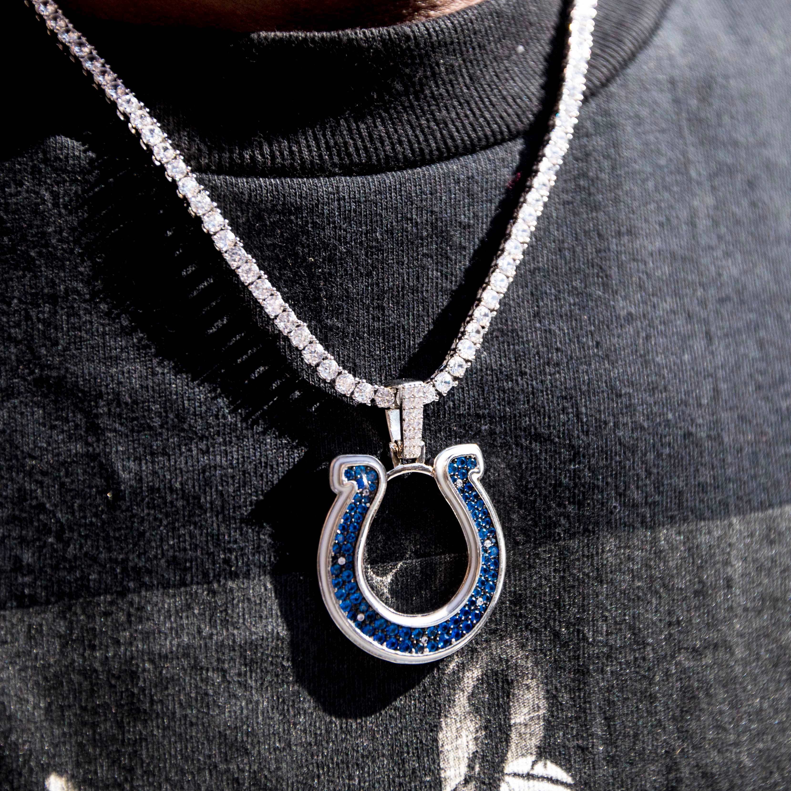 GLD Men Indianapolis Colts Official NFL Pendant