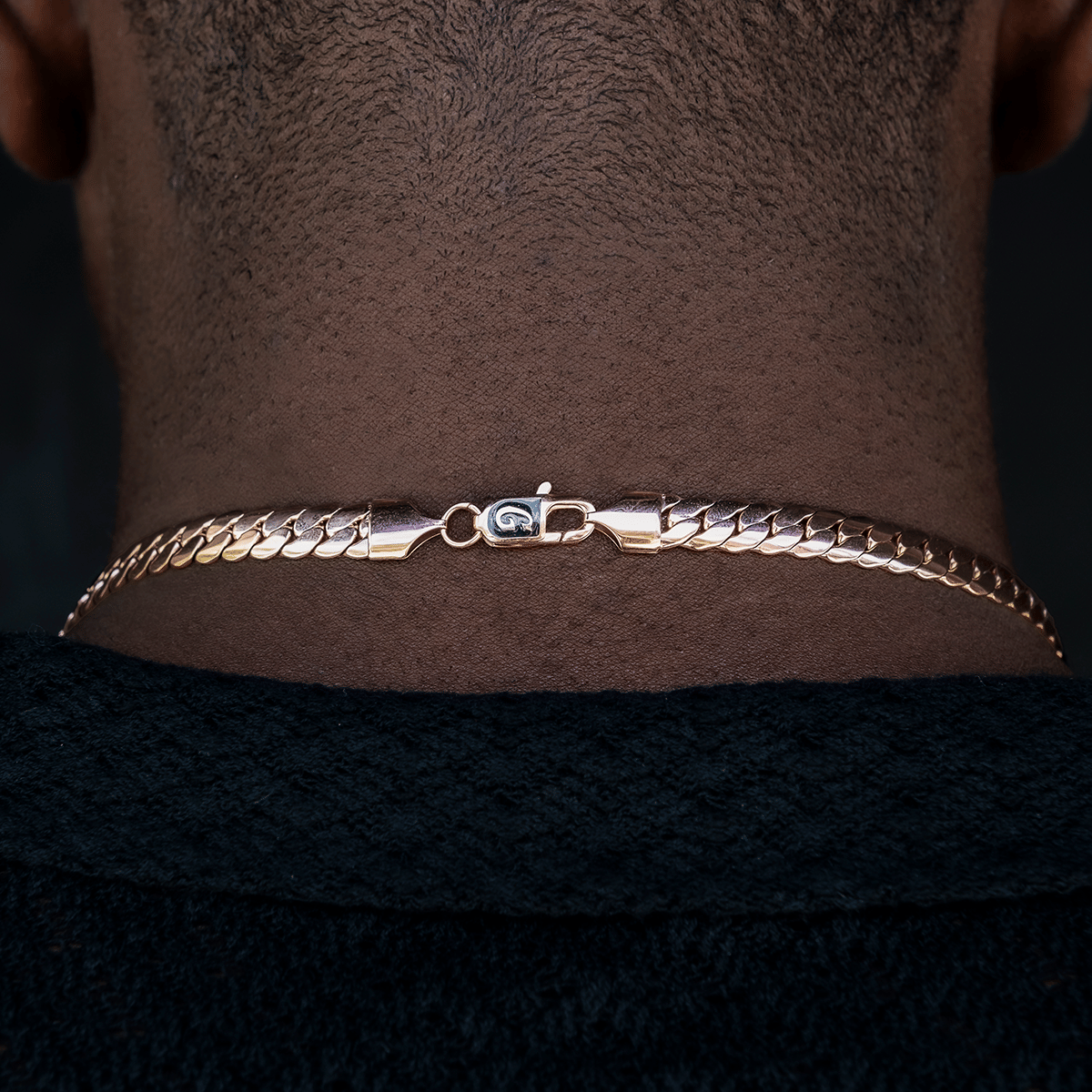 GLD Men South Beach Cuban™ Chain in Rose Gold - 8 mm