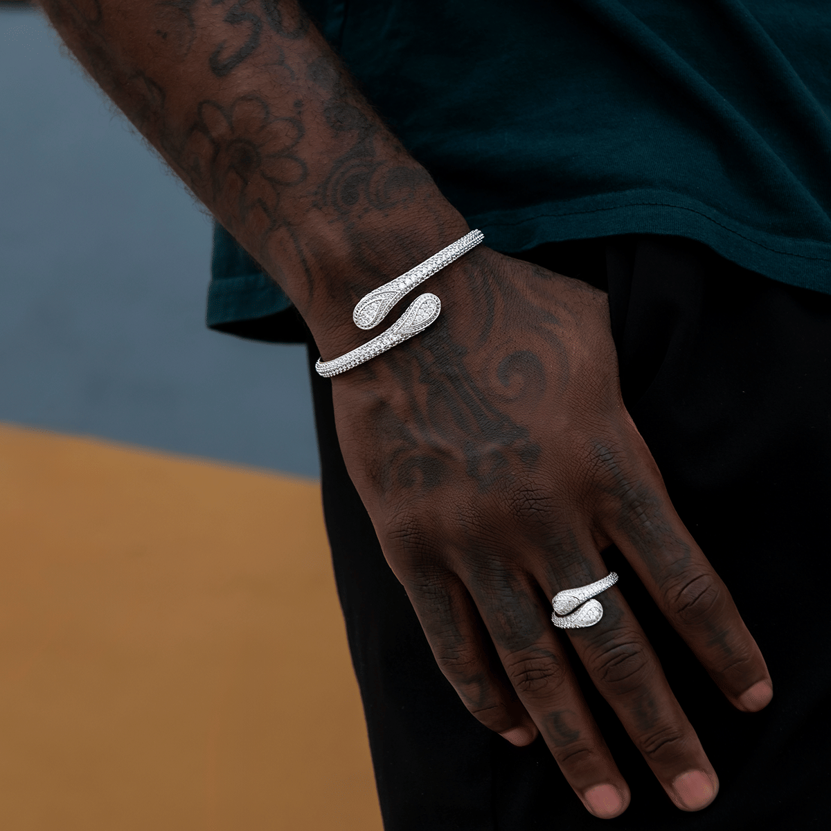 GLD Men Iced Bandana Cuff