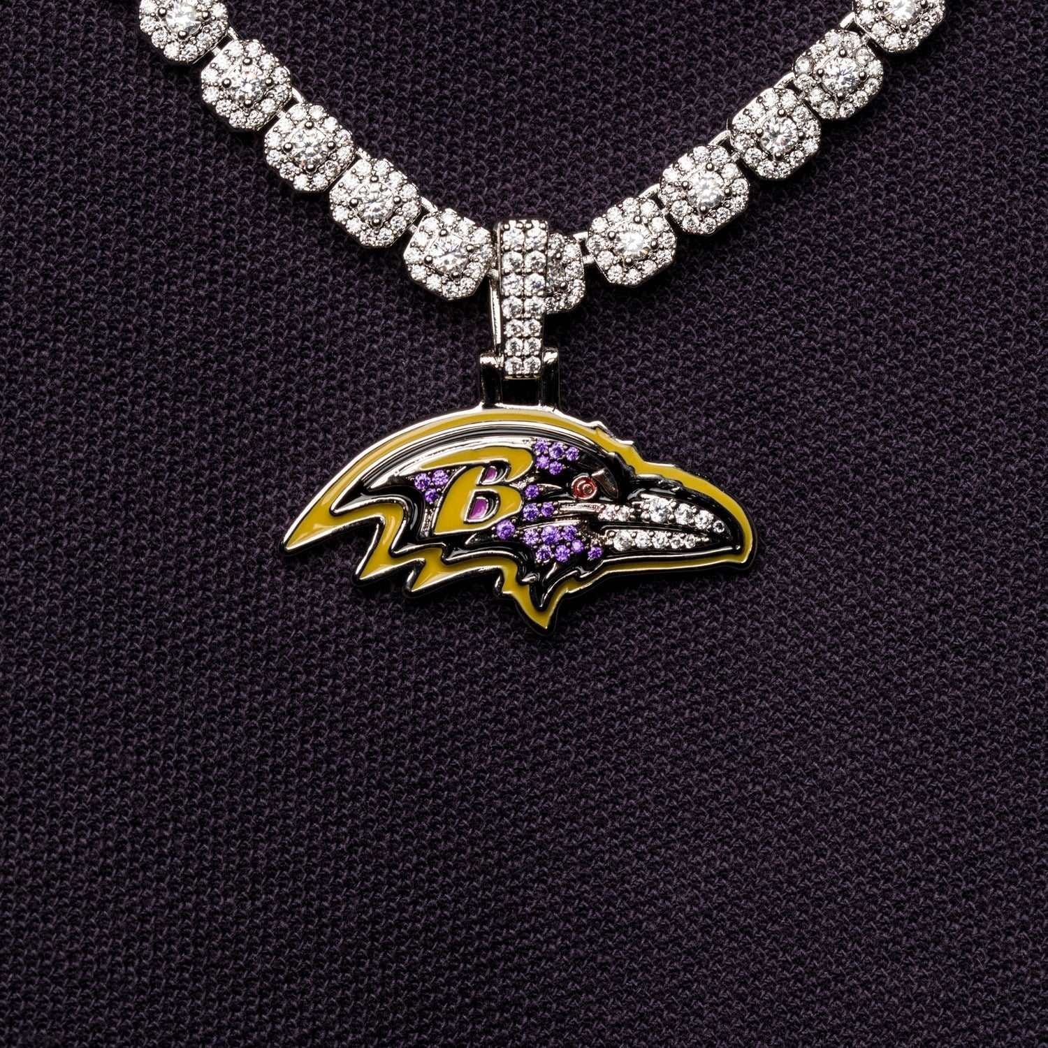 GLD Men Baltimore Ravens Official NFL Pendant