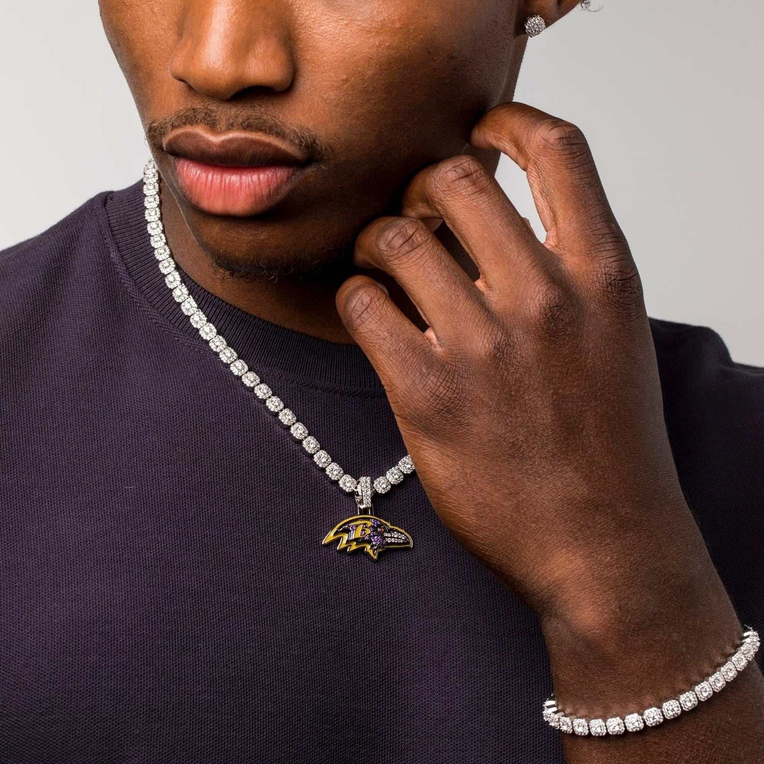 GLD Men Baltimore Ravens Official NFL Pendant