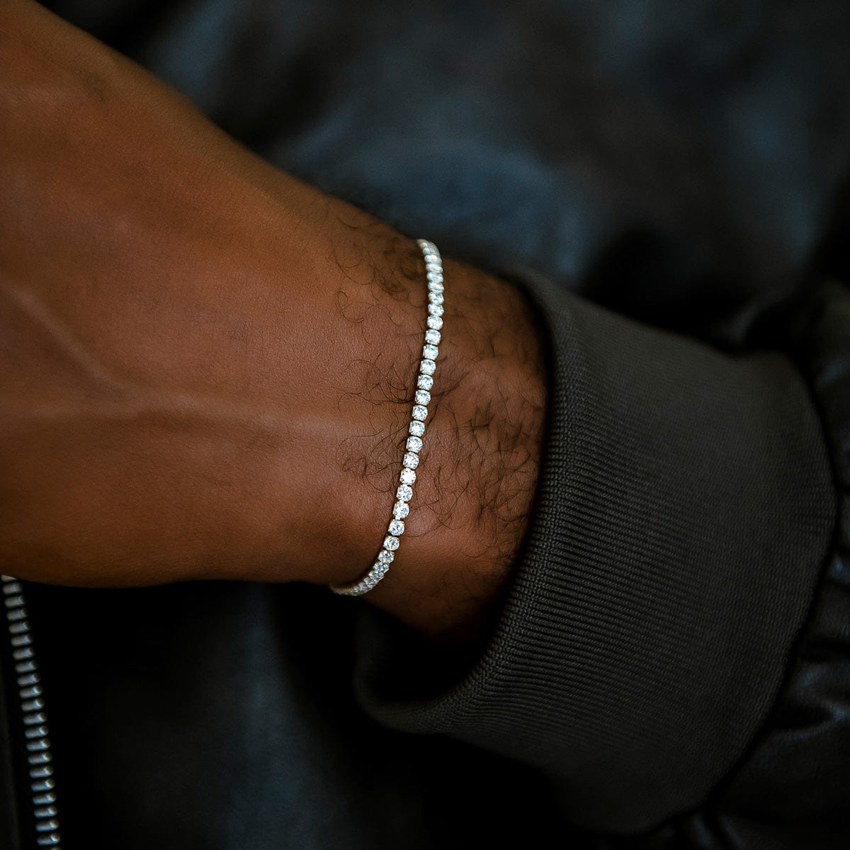GLD PROMO SETS Micro Tennis Bracelet in Yellow Gold