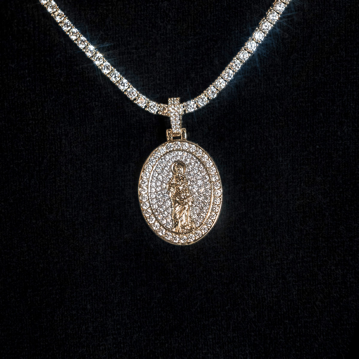 GLD PROMO SETS Saint Catherine Pendant