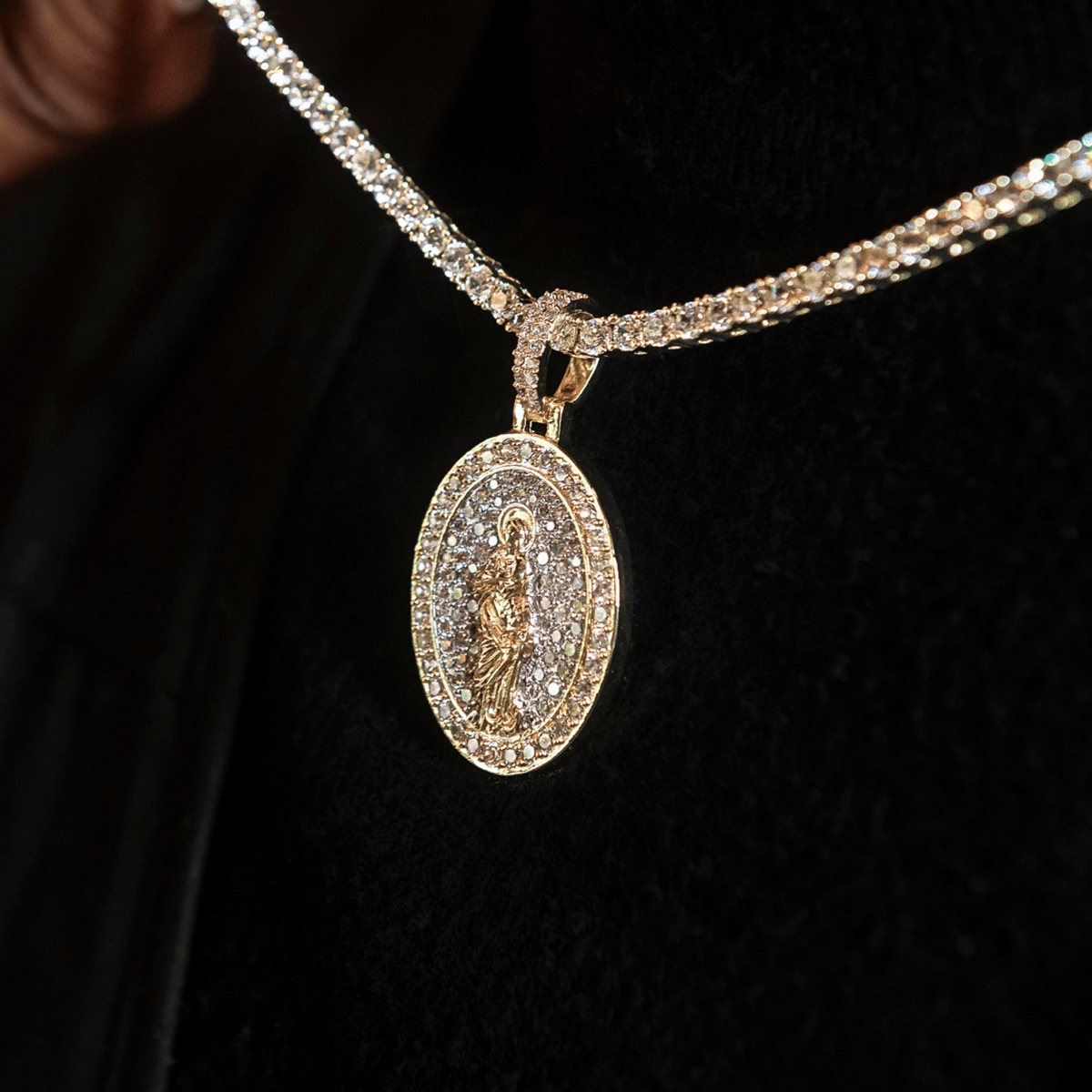 GLD PROMO SETS Saint Catherine Pendant