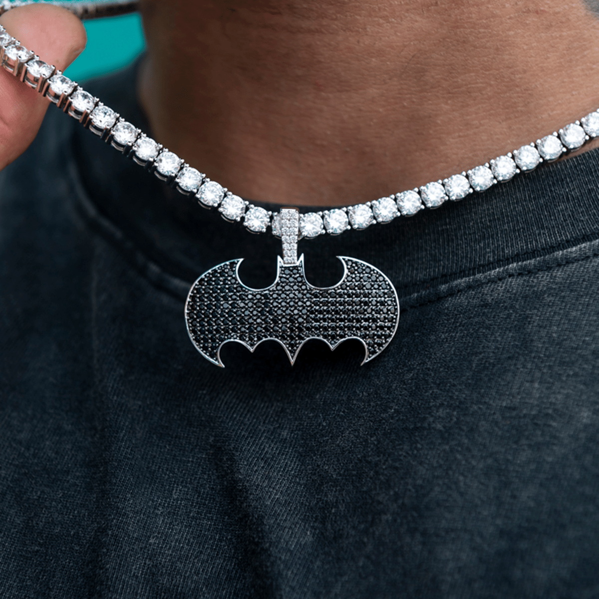 GLD Men Official DC Comics Batman Logo Pendant